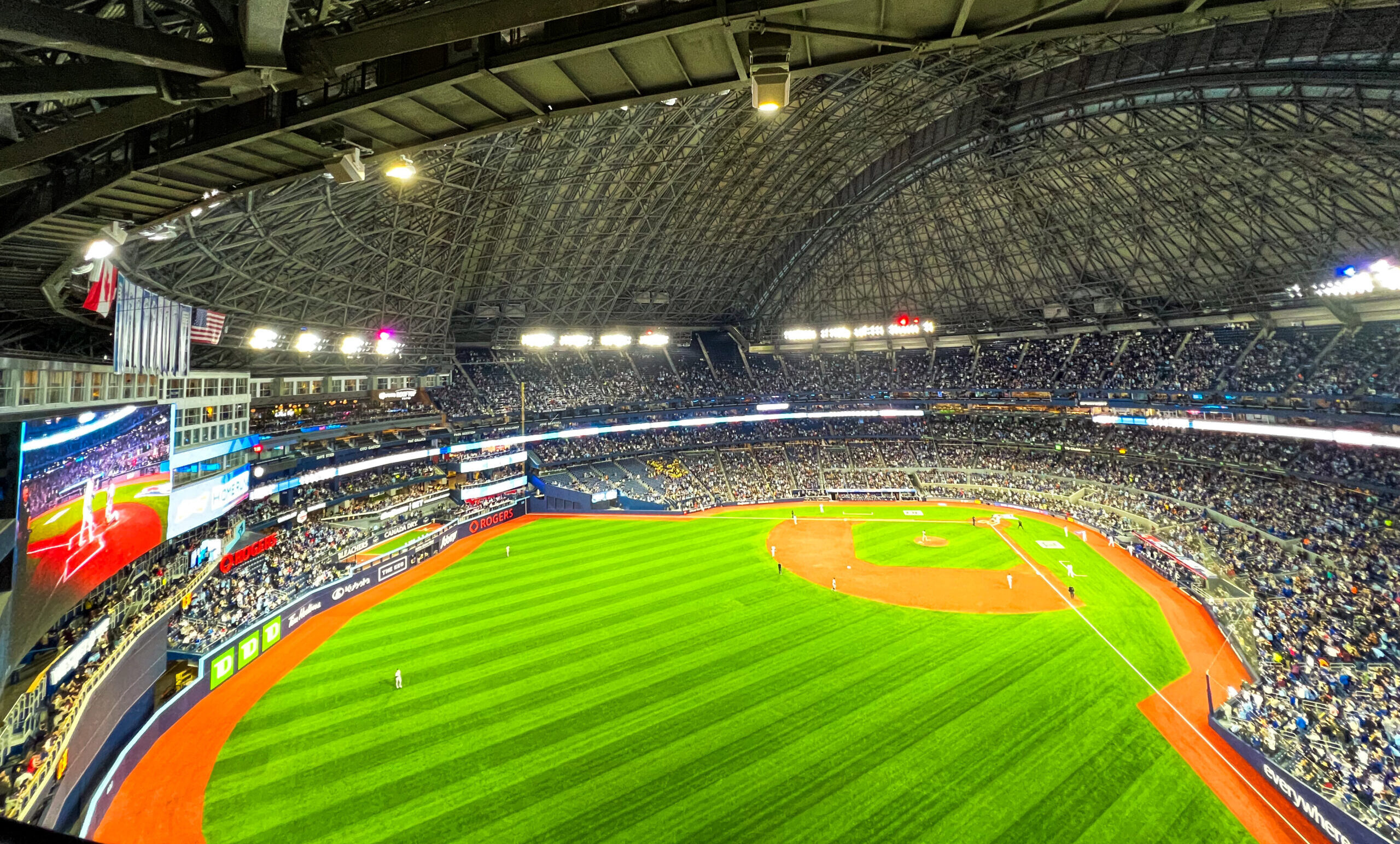 Rogers Centre, home of the Toronto Blue Jays.